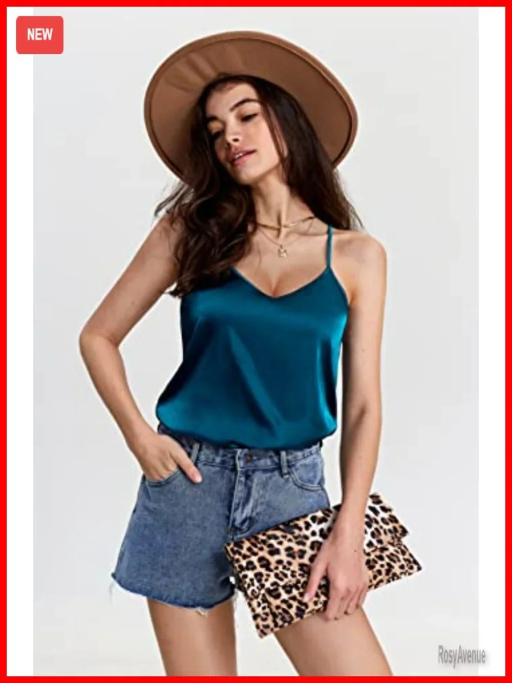 Satin Cami Shorts Pajama Set with Lace Trim Sleepwear Lounge
